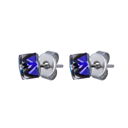 Пусеты Fiore Luna, Crystal Blue, SWE0127/1 B S